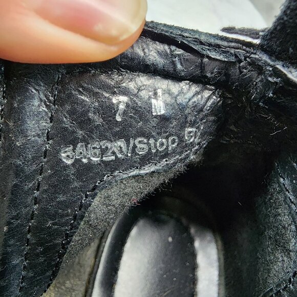 Diba Shoes Womens Size 7 Black Leather Ankle Booties *Read* - Picture 12 of 14